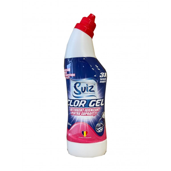 SVIZ - CLOR GEL DEZINFECTANT PENTRU SUPRAFETE 750 ml SVIZ - CLOR GEL DEZINFECTANT PENTRU SUPRAFETE 750 ml