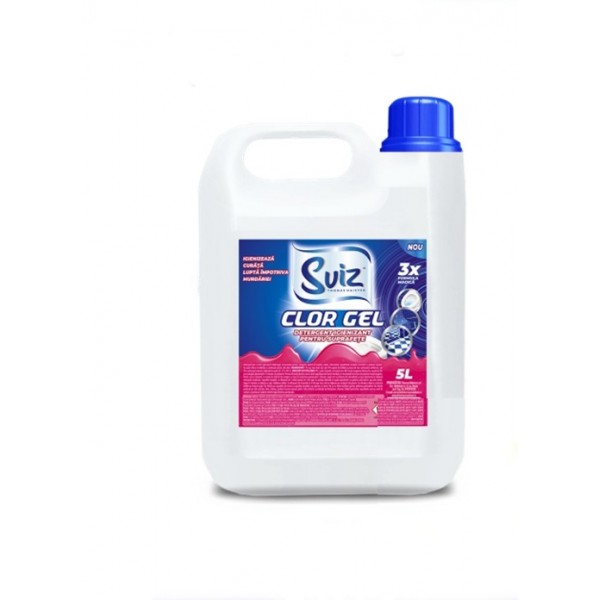 Sviz - clor gel dezinfectant pentru suprafete 5 litri Sviz - clor gel dezinfectant pentru suprafete 5 litri